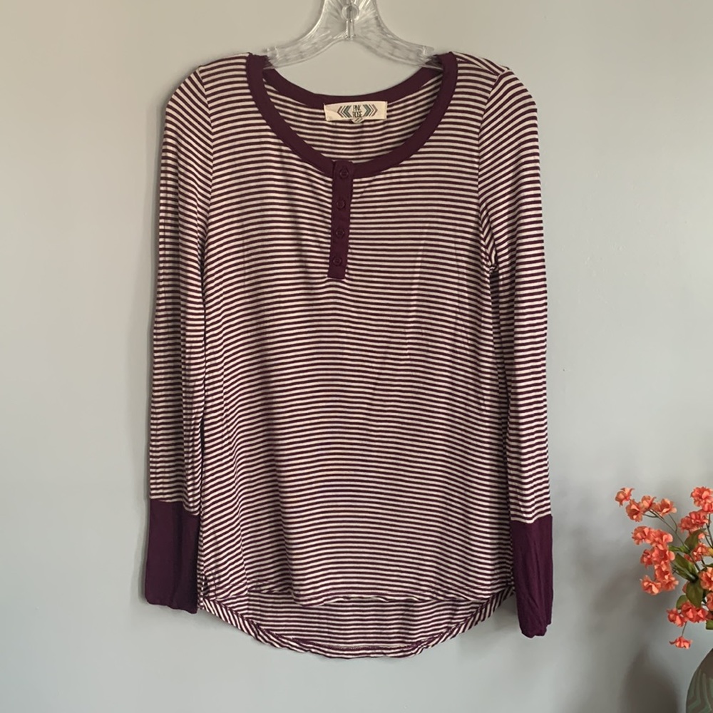 Women’s Pink Rose long-sleeved top - size Medium